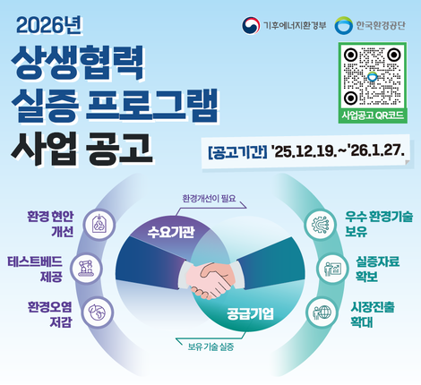 2026년 상생협력 실증프로그램 사업 공고